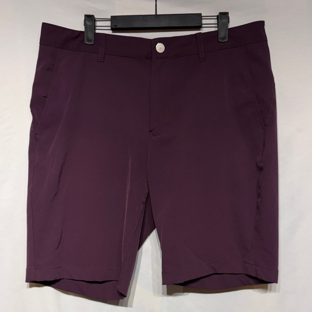 Bonobos Justin Rose Highland Tour Shorts Maroon 10” Golf Shorts Size 36